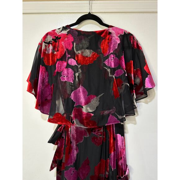 Hutch Nataly Short-Sleeve Wrap Maxi Dress Size XS/SM 2-4 NWOT Feminine Elegant - Picture 13 of 16